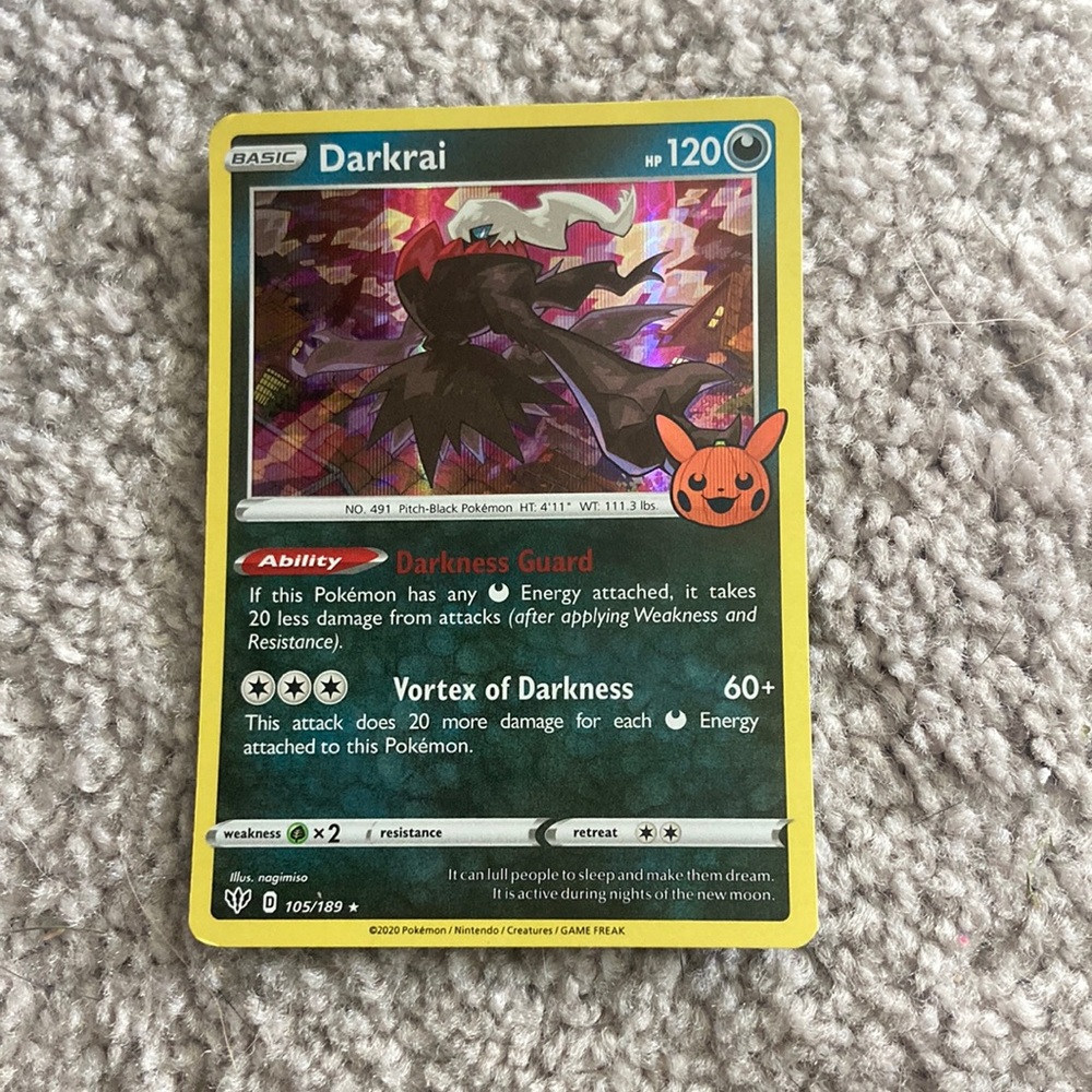 Pokemon Halloween Trick-or-Trade Booster Bundle— Gengar, Darkrai, and Chandelure